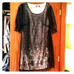 Venus black lace dress