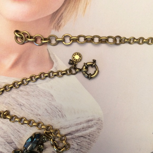 🌟sold🌟J.Crew Crystal Baguette necklace - Picture 3 of 4