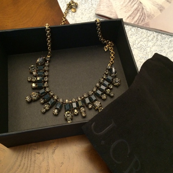 🌟sold🌟J.Crew Crystal Baguette necklace - Picture 4 of 4