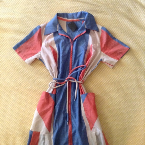 Vintage Striped Dress
