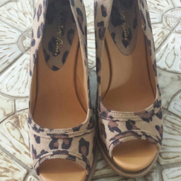 Leopard Wedges