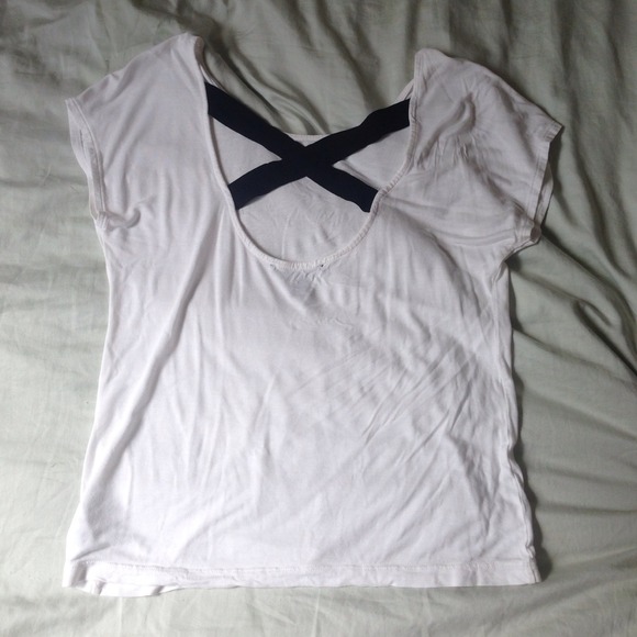 White loose top.