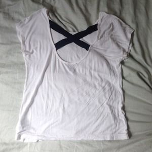 White loose top.