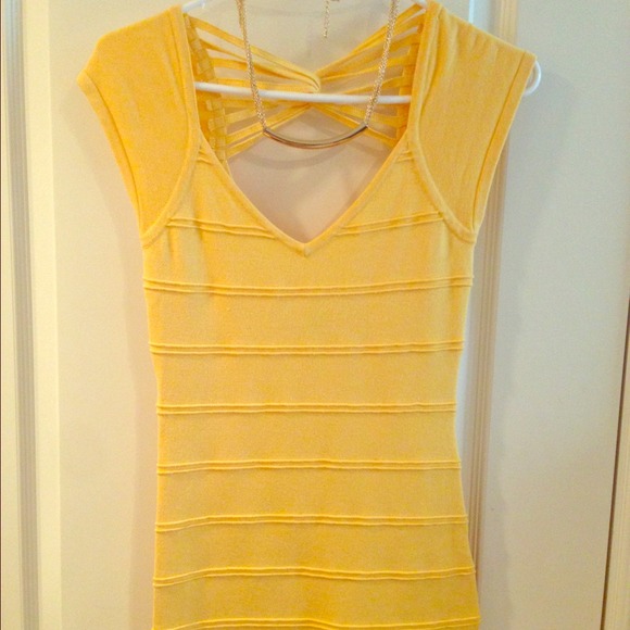 Yellow Bandage Dress