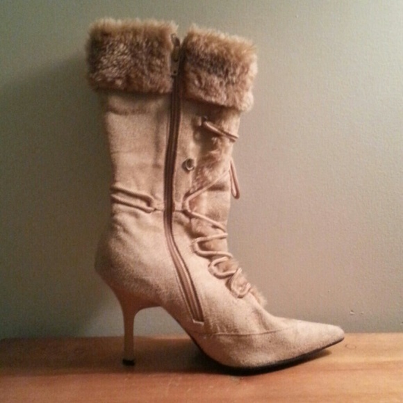 Tan boots