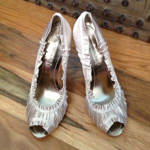 BCBG MaxAzazria Satin Peep Toes 💕Make me An OFFER