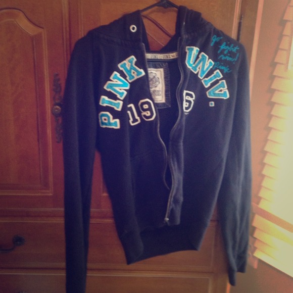 Kids large black VS zip up