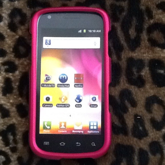 Samsung Blaze 4G case in Hot Pink
