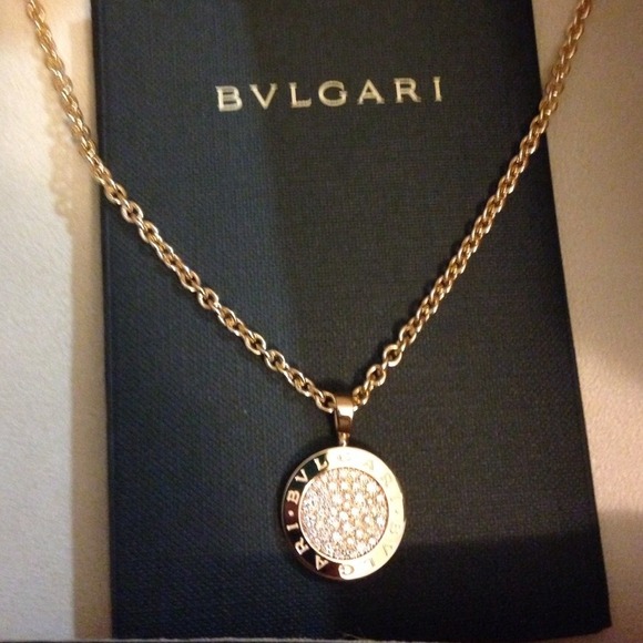 Bulgari Diamond Rose Gold Necklace