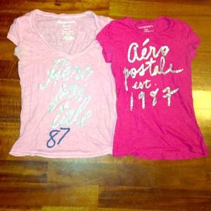 Pink Aeropostale Shirts
