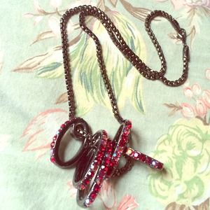 Red Jeweled Dream Necklace