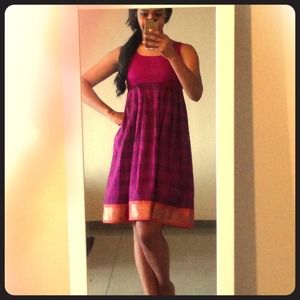 Lightweight Sari Style Summer Dress