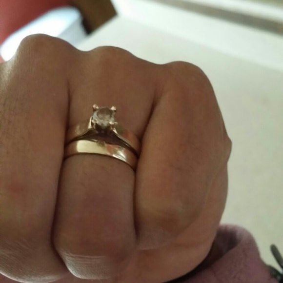 14 k gold Wedding ring set