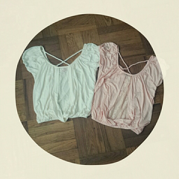 Romantic Cross-Back Lace Panel Top - Picture 2 of 4