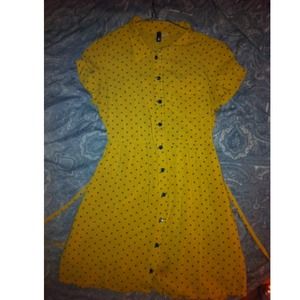 Yellow Polka dot dress
