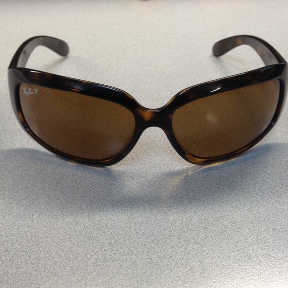 Ray Ban polarized sunglasses tortoise shell