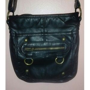 Casual Black Crossbody Bag