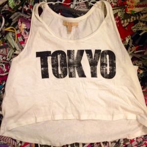⚠️22 PP Shipped⚠️ Tokyo print crop top
