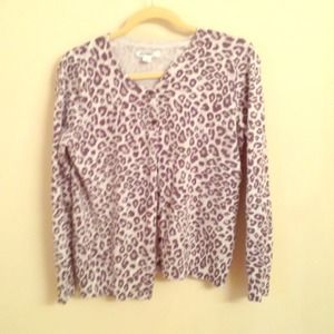 Leopard print Cardigan.