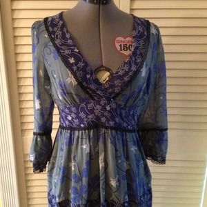 Fei anthropologie tunic blouse