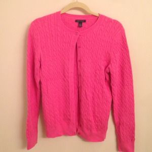 Pink cardigan