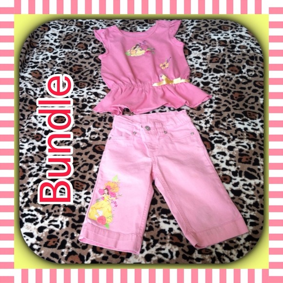❌SOLD❌ Cute Princess Belle Outfit size 5