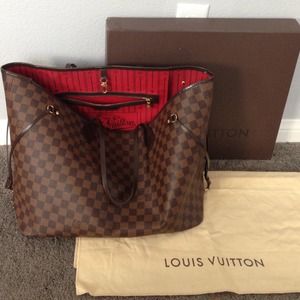 Louis Vuitton Damier Ebene Neverful GM.
