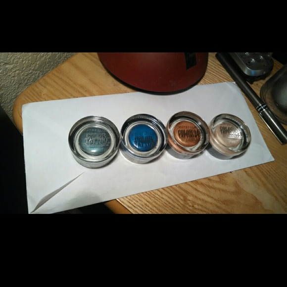 Bundle of 4 Maybelline color tattoos