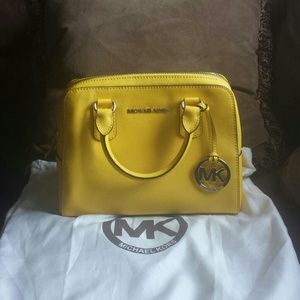 ?Sold??Michael Kors  saffiano leather satchel