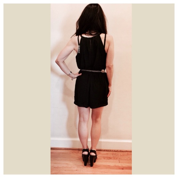 Stylish black romper ONE DAY SALE - Picture 3 of 4