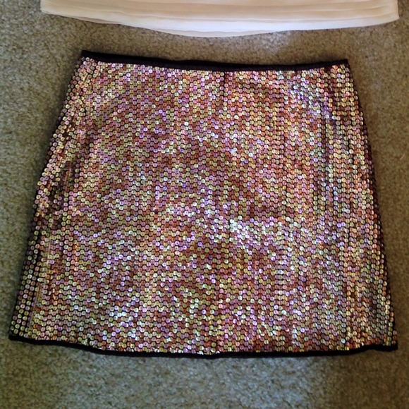 Sequin Going Out Express Skirt