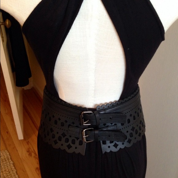 Leather Lace Corset Waist Belt.
