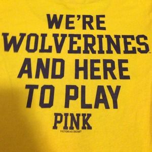Wolverines Victoria's Secret shirt