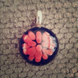 Glass blown pendant!