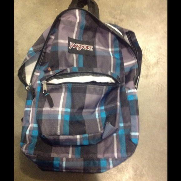 Jansport plaid backpack