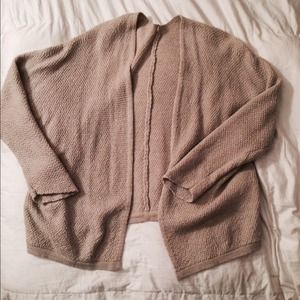 Brandy Melville loose cream colored cardigan
