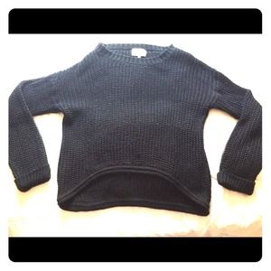 Sabo skirt knit black sweater
