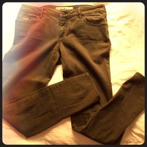 Hollister olive color jeans