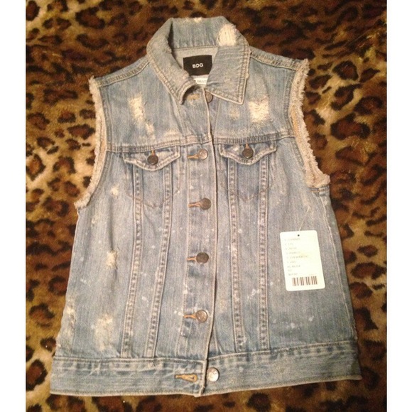 Urban Outfitters Jean Jacket Vest
