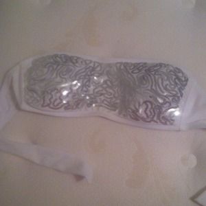 Bandeau swimsuit top