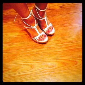 Authentic Stuart Weitzman wedge heel