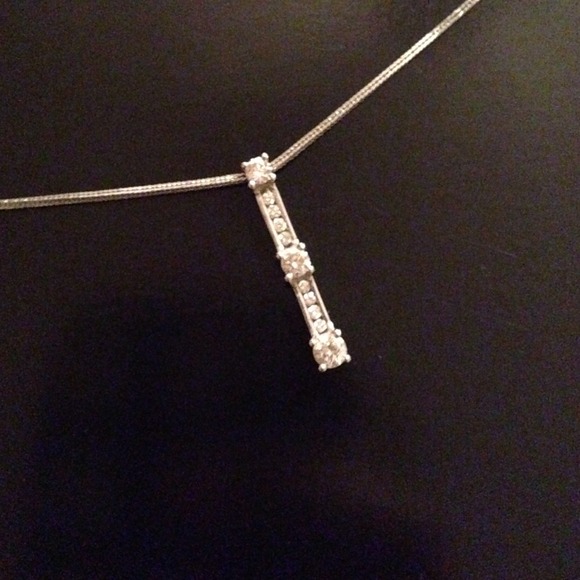 Zales Jewelry - Authentic 1/2ctw 14k white gold diamond necklace