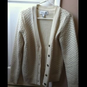 Chunky knit cardigan