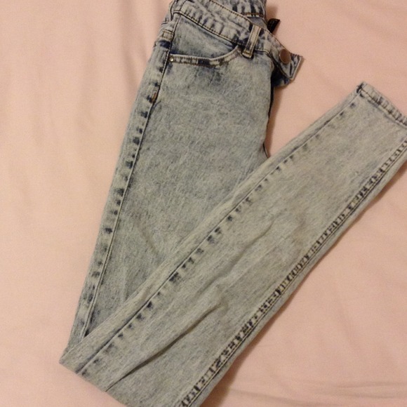 Acid wash skinny jeans - Picture 3 of 3