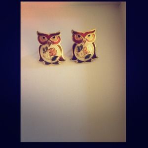 Vintage Owl Earrings