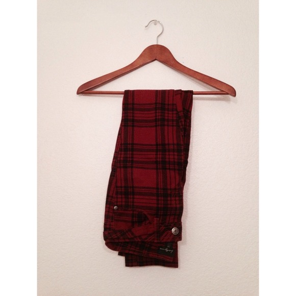 Tartan Skinny Jeans