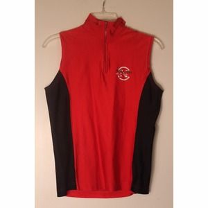 Red sports top