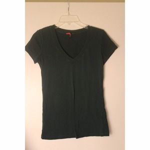 Dark green forever 21 v neck