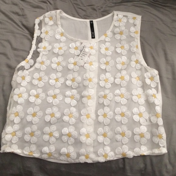 ❌SOLD❌Flower tank top