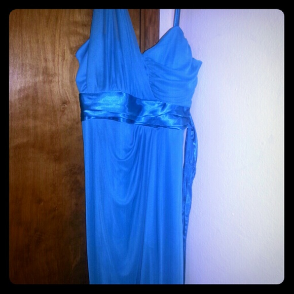 Pretty in blue homecoming dress